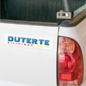 Duterte DU30-bumpersticker Bumpersticker (Op Truck)