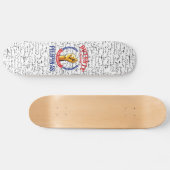 Duterte El Presidente The Iron Fist Skateboard (Horizontaal)