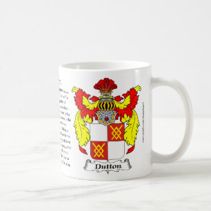 Dutton Family Coat of Arms Koffiemok