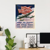 Duty Honor Land Poster (Thuiskantoor)