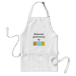 Duuk periodieke table name apron standaard schort