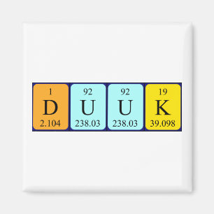 Duuk periodieke table name magnet magneet