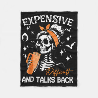 Duur en moeilijk praten door Halloween Mama Fleece Deken