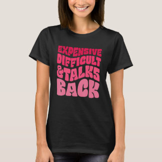 Duur en moeilijk praten terug rommelige Bun Leopa T-shirt