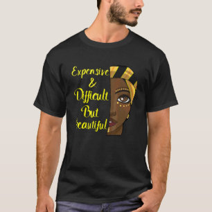 Duur en moeilijk   Vrouw Fancy Vriend Grappig T-shirt
