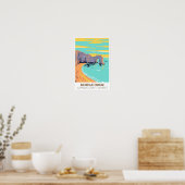 Duur van de Jurassic-kust in Dorset England Poster (Keuken)