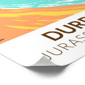 Duur van de Jurassic-kust in Dorset England Poster (Hoek)