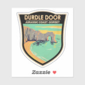 Duur van de Jurassic-kust in Dorset England Sticker (Vel)