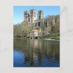 Duurham Cathedraal en Mill Briefkaart