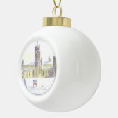 Duurham Cathedral bauble Keramische Bal Ornament (Rechts)