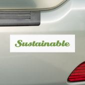 Duurzaam Bumpersticker (Op auto)