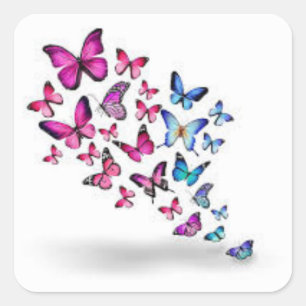 Duurzaam & weerbestendig vierkante sticker