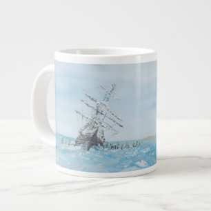 Duurzaamheid gevangen door het Antarctische ijs. S Jumbo Mok
