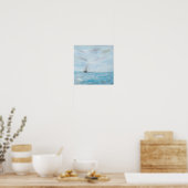 Duurzaamheid gevangen door het Antarctische ijs. S Poster (Keuken)