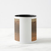 Duurzaamheid van de botsingskrater op het oppervla mok (Midden)