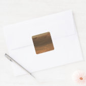 Duurzaamheid van de botsingskrater op het oppervla vierkante sticker (Envelop)