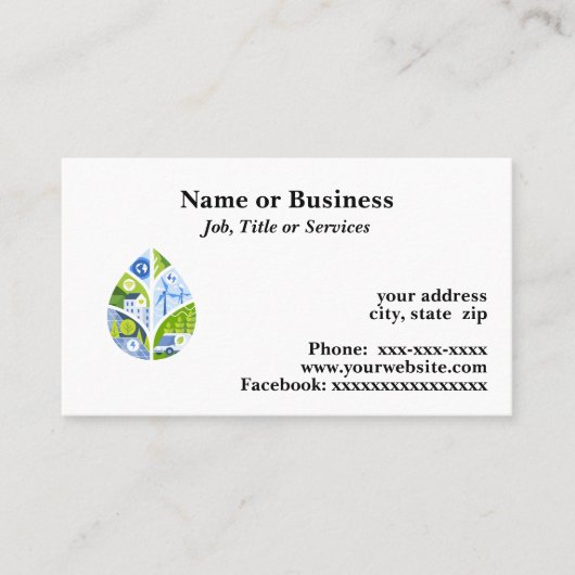 Duurzaamheid Visitekaartje (Voorkant)