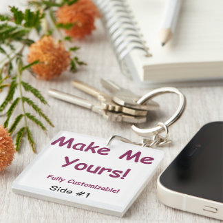 Duurzame Acryl Aanpasbare Cadeaus Sleutelhanger