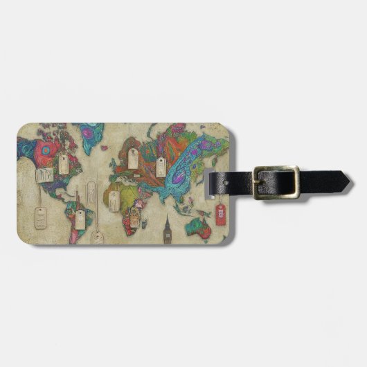 Duurzame Acryl Reis Labels (Voorkant horizontaal)