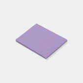 Duurzame lavender Paars met één kleur Post-it® Notes (Schuin)