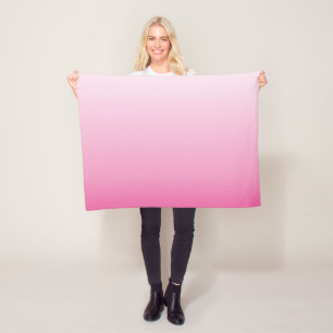 Duurzame roos-kersen die roze bloesem fleece deken