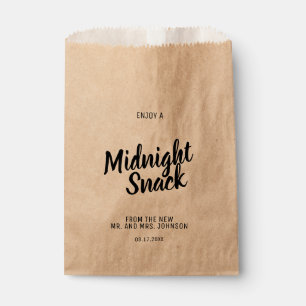 Duurzame snack Craft Paper Weddenschap-pleister Bedankzakje