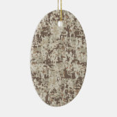 Duurzame stijl Digitale Camouflage Pixels Decor Keramisch Ornament (Rechts)