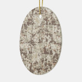 Duurzame stijl Digitale Camouflage Pixels Decor Keramisch Ornament (Links)
