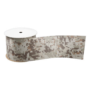 Duurzame stijl Digitale Camouflage Pixels Decor Lint