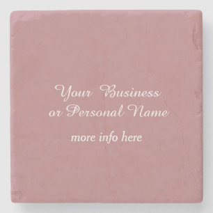 Duurzame vaste roos stenen onderzetter