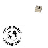 Duurzame verpakking, aardvriendelijk, 	rubberstempel (Gestempeld)