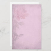  duusky roze rozenpapier briefpapier (Voorkant / Achterkant)