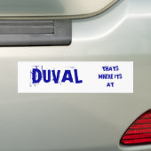 DUVAL BUMPERSTICKER (Op auto)