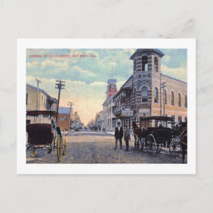 Duval St., Key West, Florida 1900 Vintage Briefkaart