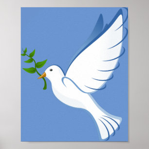duve peace fly branch poster