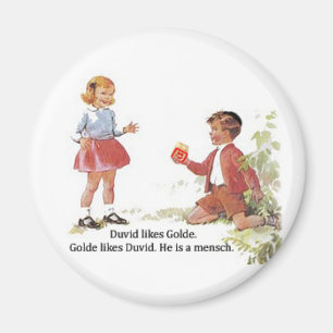 Duvid houdt van Golde. Magneet