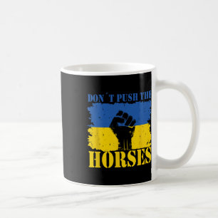 Duw de paarden niet - Grappige Meme Quote voor Sar Koffiemok