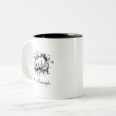 Duw door Inspirerend Mok (Voorkant links)