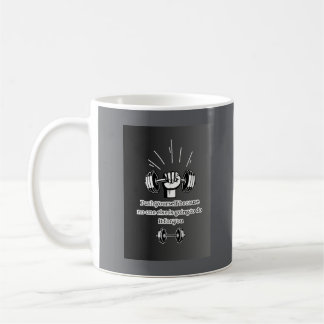 "Duw jezelf naar succes" Koffiemok