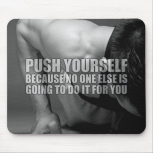Duw jezelf - Workout Motivatie Muismat