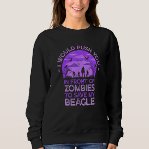 Duw Jou In Zombies Om Mijn Beagle Te Redden Funny Trui