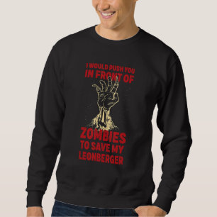 Duw Jou In Zombies Om Mijn Leonberger Grappig Te R Trui