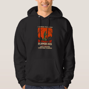 Duw Jou In Zombies Om Mijn Zachte Gekrulde Tarwe T Hoodie