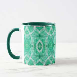 Duw Licht Groen Abstract Aquarel Kunst Mok
