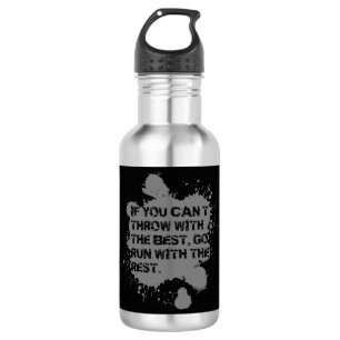 Duw met de beste geforceerde Discus Thrower Gift Waterfles