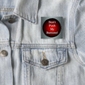 Duw mijn Buttonnen niet!  pop Vierkante Button 5,1 Cm (In situ)