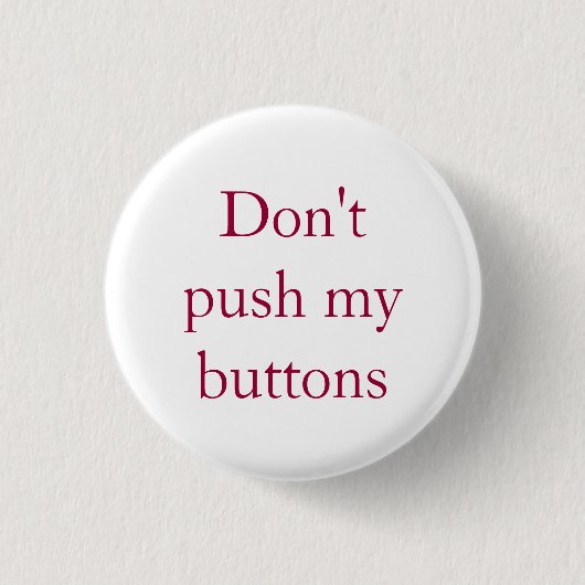 Duw mijn Buttonnen niet Ronde Button 3,2 Cm (Voorkant)