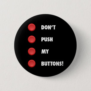 Duw mijn Buttonnen niet! Ronde Button 5,7 Cm