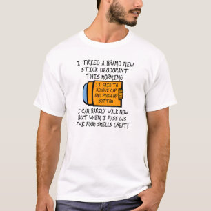 Duw Omhoog Onder Funny T-shirt