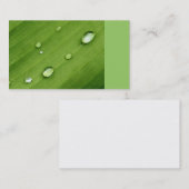 Duw op de Visitekaartjes van de Natuur van Leaf (Voorkant / Achterkant)